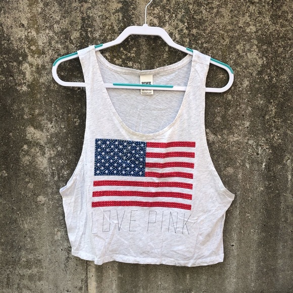 PINK Victoria's Secret Tops - PINK Victoria’s Secret American Flag Tank